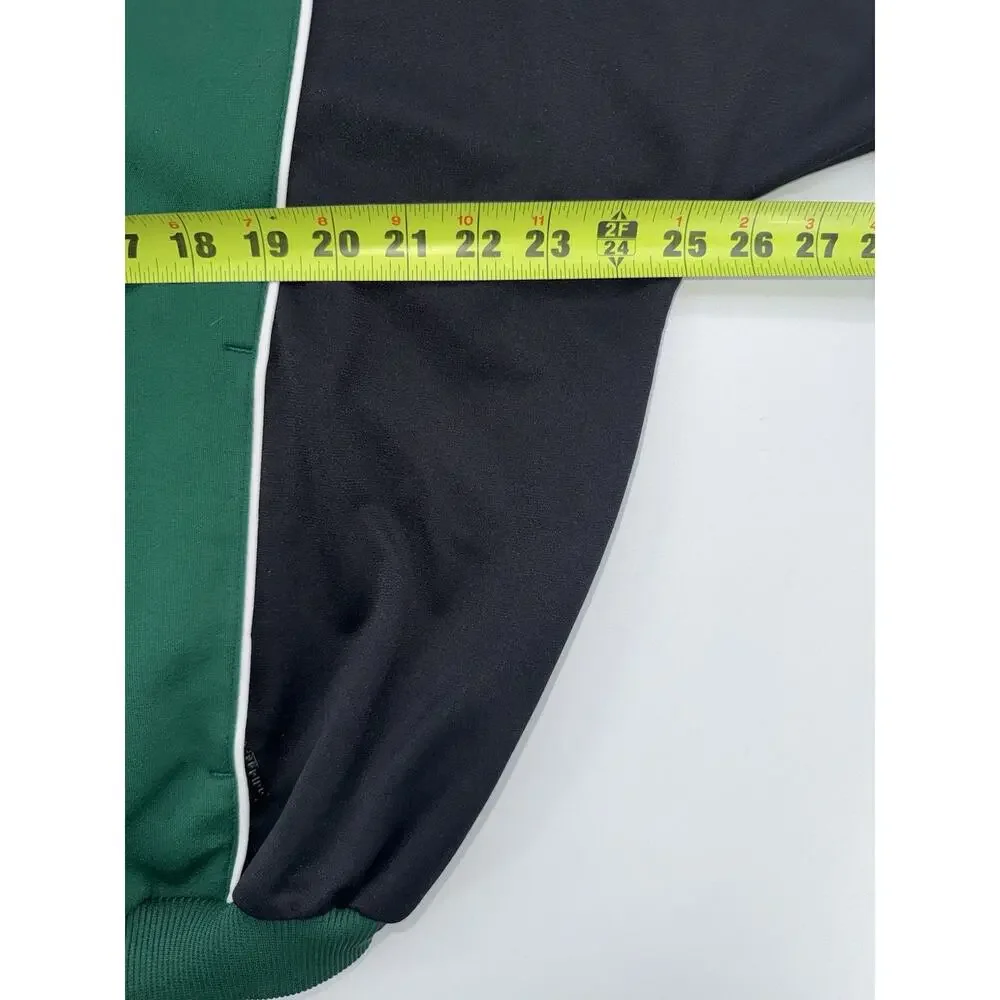 Adidas vintage Green Track jacket men’s Large 00s 90s 3 Stripes Y2K